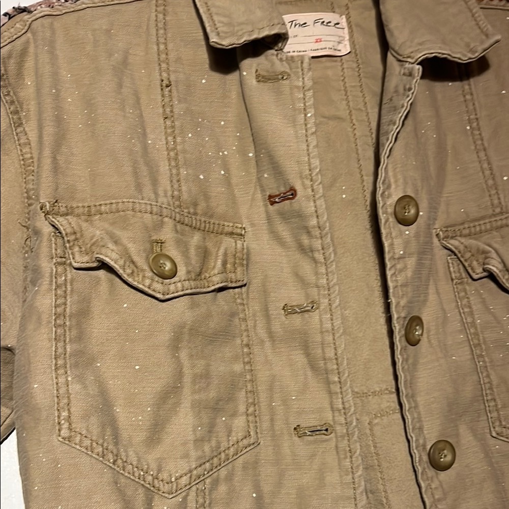 Free People We the Free Swept Up Bandana Shirt Jacket - Picture 7 of 11